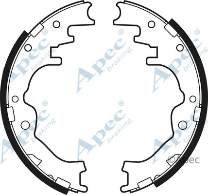 APEC BRAKING Комплект тормозных колодок SHU485